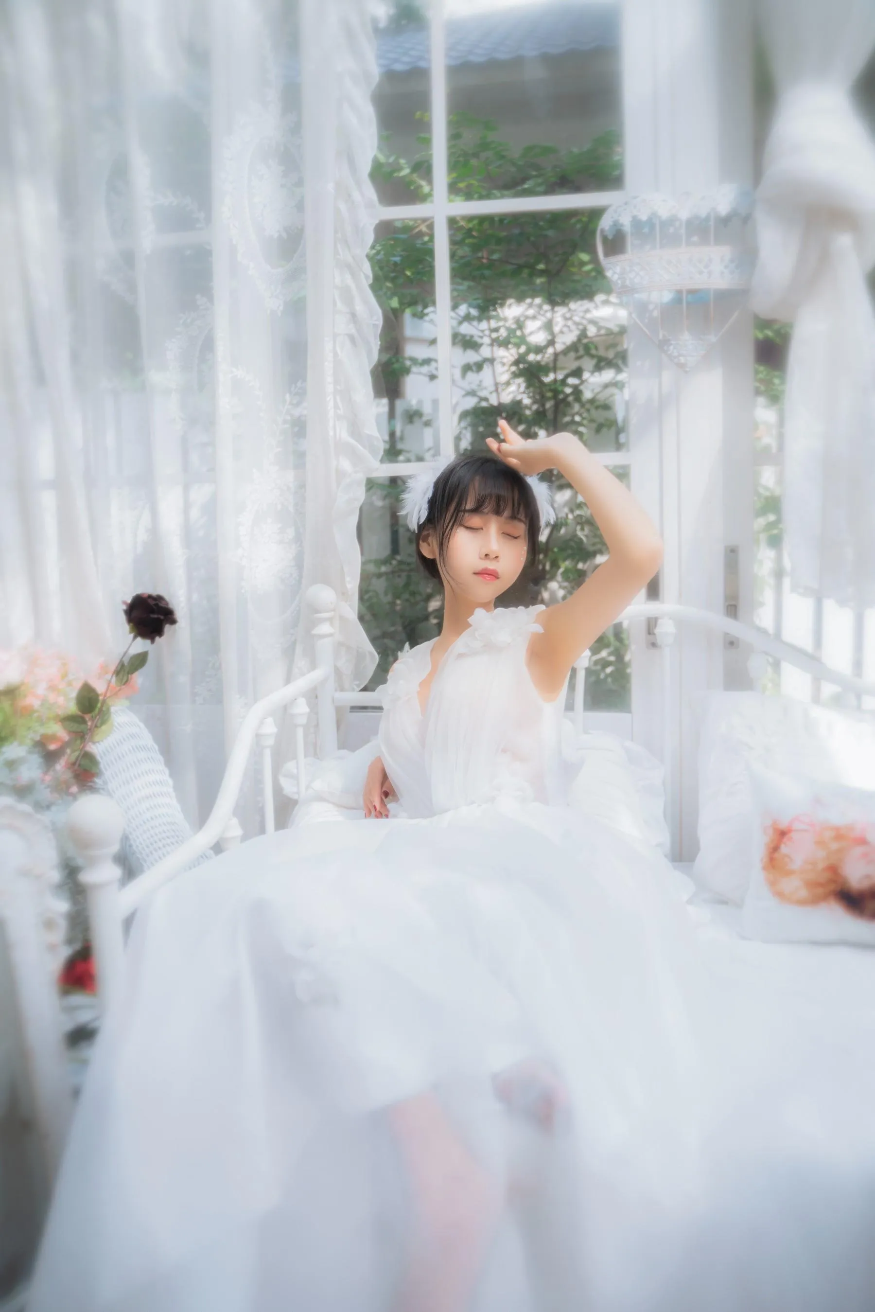 [艺图语] 2022.05.28 纯白花嫁 萌芽儿o0 [33P]插图8